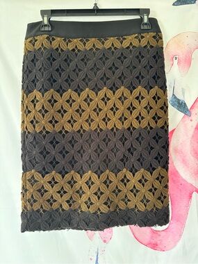 LOFT Crochet Pencil Skirt size 4